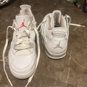 Air Jordan retro 4 Catus Jack  white /gray Oreo   size 6.5 Men
